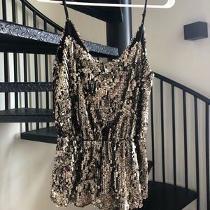 Aryn K Sequin Top